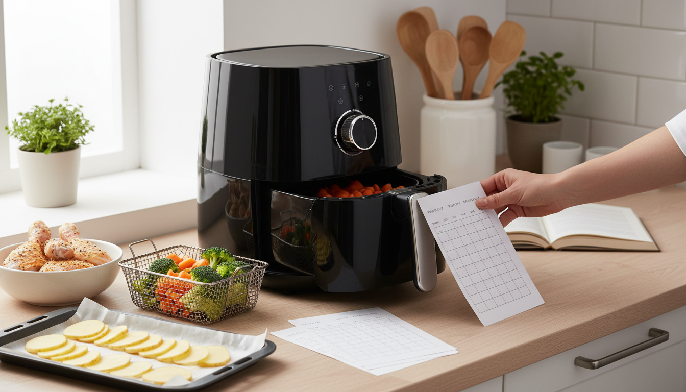 How to Master Air Fryer Cooking: Complete Beginner’s Guide with Timing Charts